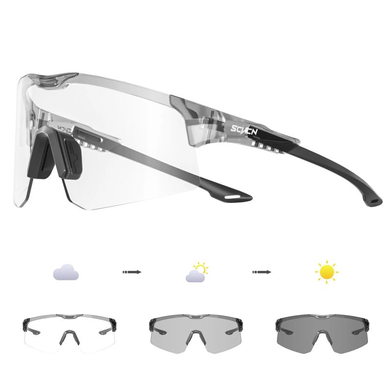 Photochromic Cycling Glasses Bicycle Eyewear Men Women Road Bike MTB Goggles Sport Running Riding Fishing Driving Sunglasses - Image 16