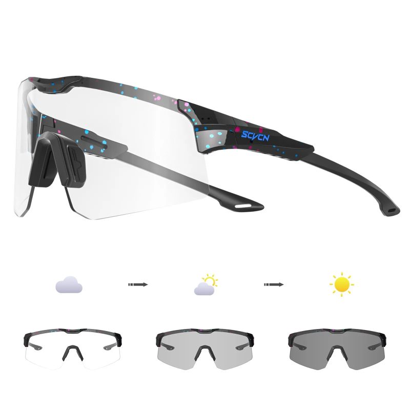 Photochromic Cycling Glasses Bicycle Eyewear Men Women Road Bike MTB Goggles Sport Running Riding Fishing Driving Sunglasses - Image 17