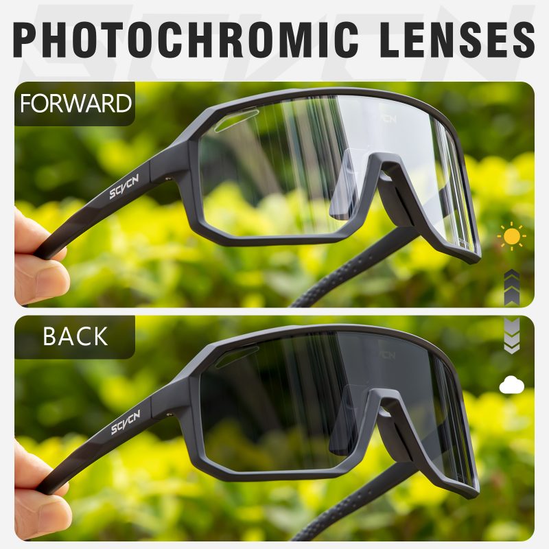 SCVCN New Cycling Glasses Bike Sunglasses Men UV400 Eyewear Outdoor Sports MTB Goggles Bicycle Women Riding Hiking Sunglasses - Image 4