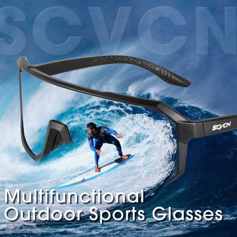 SCVCN New Cycling Glasses Bike Sunglasses Men UV400 Eyewear Outdoor Sports MTB Goggles Bicycle Women Riding Hiking Sunglasses - Image 5