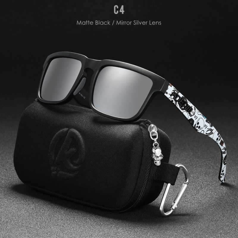 New KDEAM Brand High Quality Men Square Sunglasses Colors Sports Polarized Sun Glasses Reflective Coating Mirrored Lens UV400 - Image 11