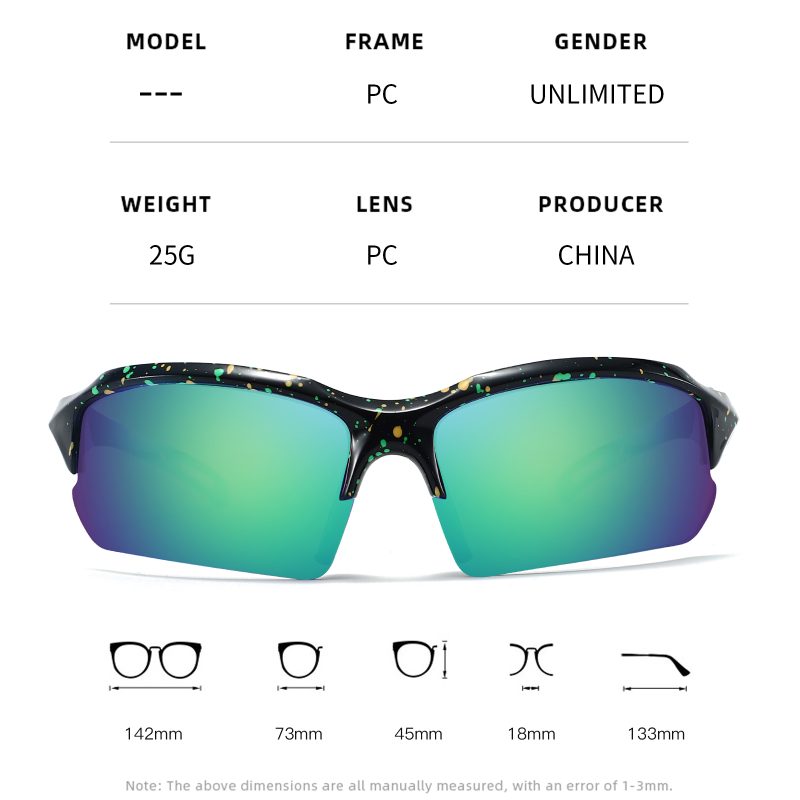 New Sunglasses Men Women Sun Glasses Fishing Eyewear UV400 Baseball Cycling Hiking Softball Outdoor Sport Goggles - Image 6