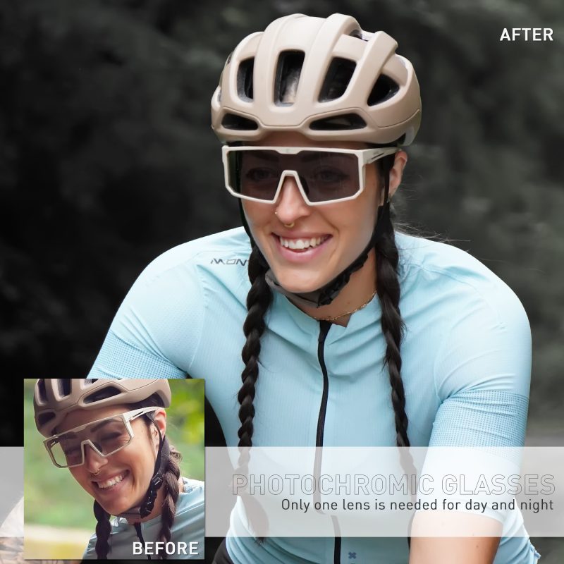 KAPVOE Photochromic Cycling Glasses Men Women Clear Mountain Bike Sunglasses MTB Bicycle Riding Sports Triathlon Running - Image 3