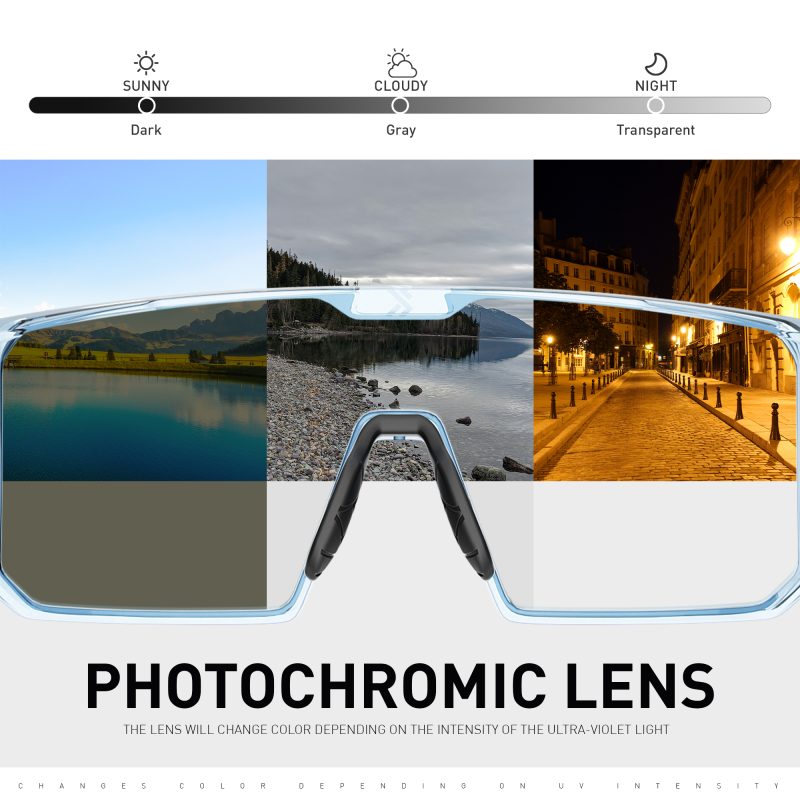 KAPVOE Photochromic Cycling Glasses Men Women Clear Mountain Bike Sunglasses MTB Bicycle Riding Sports Triathlon Running - Image 5