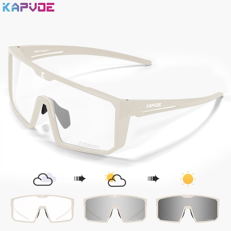 KAPVOE Photochromic Cycling Glasses Men Women Clear Mountain Bike Sunglasses MTB Bicycle Riding Sports Triathlon Running - Image 10