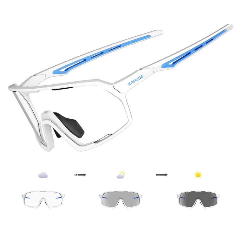 KAPVOE Photochromic Cycling Glasses Sports Sunglasses for Men Women UV400 Protection Bicycle MTB Mountain Bike Sunglasses - Image 8