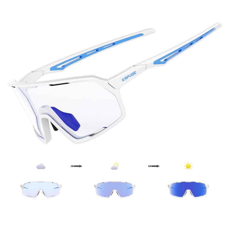 KAPVOE Photochromic Cycling Glasses Sports Sunglasses for Men Women UV400 Protection Bicycle MTB Mountain Bike Sunglasses - Image 12
