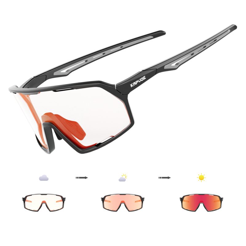 KAPVOE Photochromic Cycling Glasses Sports Sunglasses for Men Women UV400 Protection Bicycle MTB Mountain Bike Sunglasses - Image 14