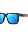 Heat wave cross-border best-selling square conjoined men women high-quality genuine film outdoor sports sunglasses HW02 eyewear
