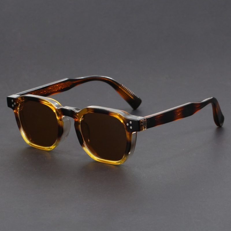 Boho Retro Polarized Sunglasses for Men Frame Polygonal Women's Sunglasses Outdoor High Quality Travel Glasses - Image 2