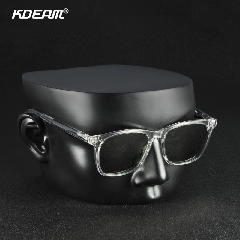 KDEAM Men's Square Sunglasses Polarized Lens TR90 Material Frame Spring Stainless Steel Hinges Fishing Sun Glasses KD393 - Image 2