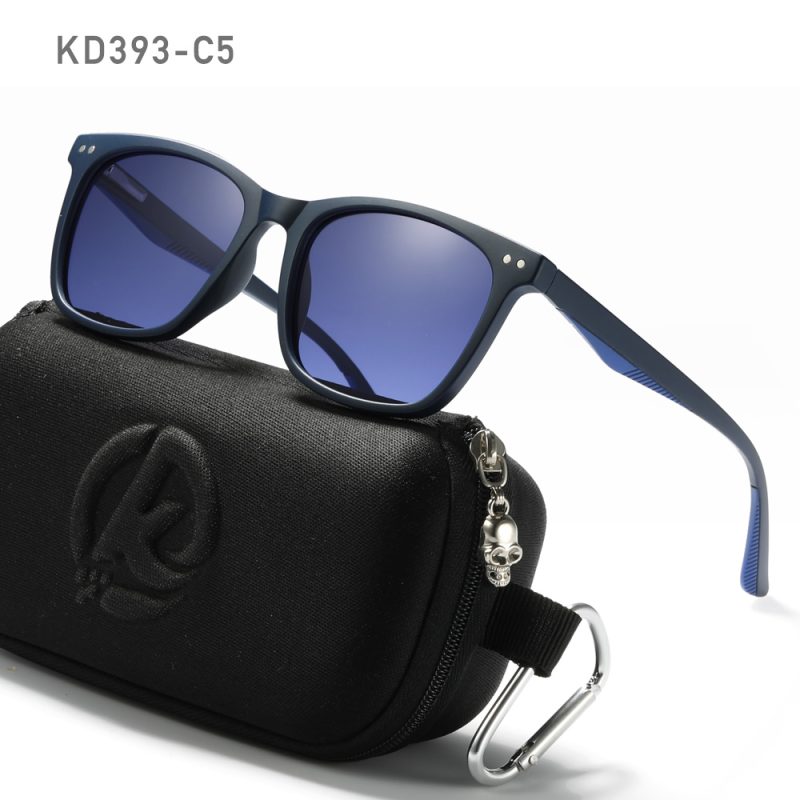 KDEAM Men's Square Sunglasses Polarized Lens TR90 Material Frame Spring Stainless Steel Hinges Fishing Sun Glasses KD393 - Image 11