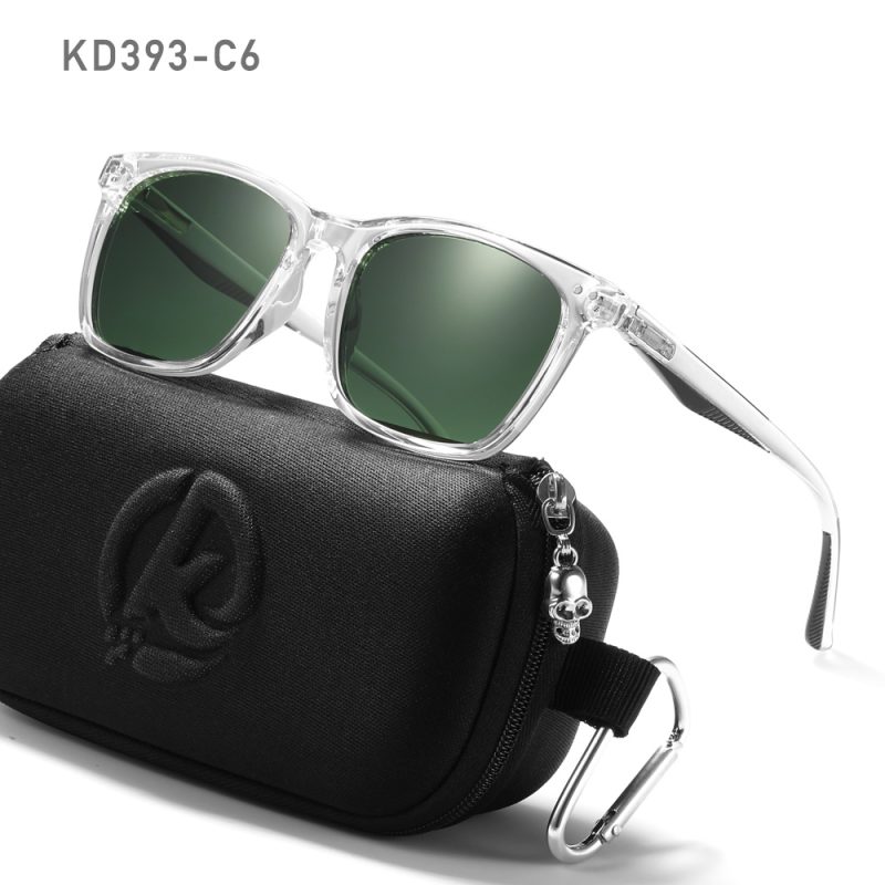 KDEAM Men's Square Sunglasses Polarized Lens TR90 Material Frame Spring Stainless Steel Hinges Fishing Sun Glasses KD393 - Image 12