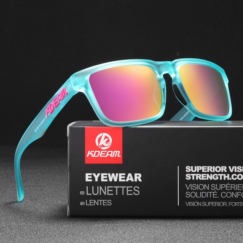 KDEAM Original Brand Design Polarized Sunglasses For Men High Quality Square Sun Glasses Fashion Women Shades 30 Colors Choices - Image 6