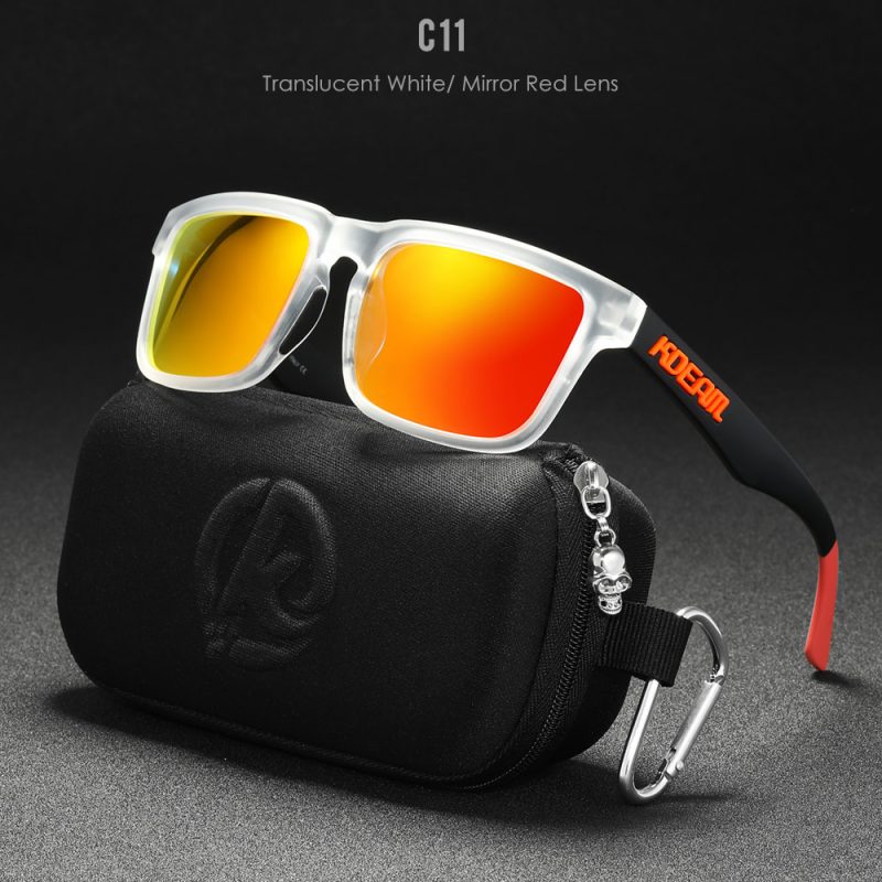 KDEAM Original Brand Design Polarized Sunglasses For Men High Quality Square Sun Glasses Fashion Women Shades 30 Colors Choices - Image 17