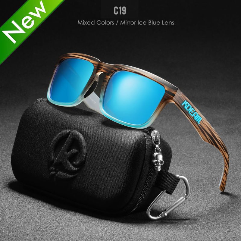 KDEAM Original Brand Design Polarized Sunglasses For Men High Quality Square Sun Glasses Fashion Women Shades 30 Colors Choices - Image 25