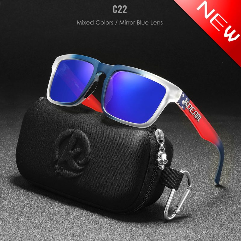 KDEAM Original Brand Design Polarized Sunglasses For Men High Quality Square Sun Glasses Fashion Women Shades 30 Colors Choices - Image 28
