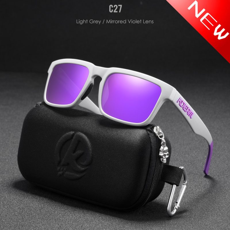 KDEAM Original Brand Design Polarized Sunglasses For Men High Quality Square Sun Glasses Fashion Women Shades 30 Colors Choices - Image 33