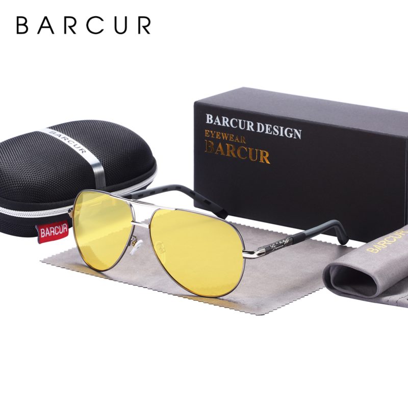 BARCUR Aluminum Vintage Men's Sunglasses Men Polarized Coating Classic Sun Glasses Women Shade Male Driving Accessories Eyewear - Image 19