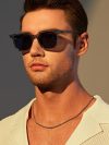 2024 Fashion New Sunglasses Men High Quality Retro Square Sunglasses Women Retro Sunglasses Women Classic Oculos De Sol Feminino