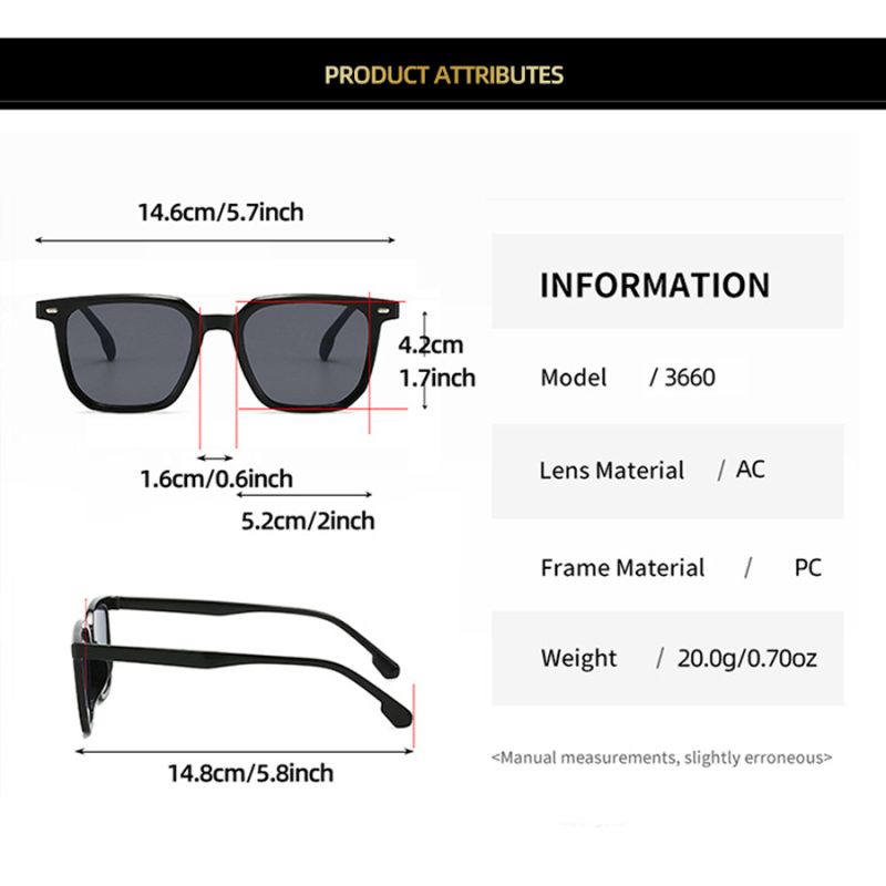 2024 Fashion New Sunglasses Men High Quality Retro Square Sunglasses Women Retro Sunglasses Women Classic Oculos De Sol Feminino - Image 6