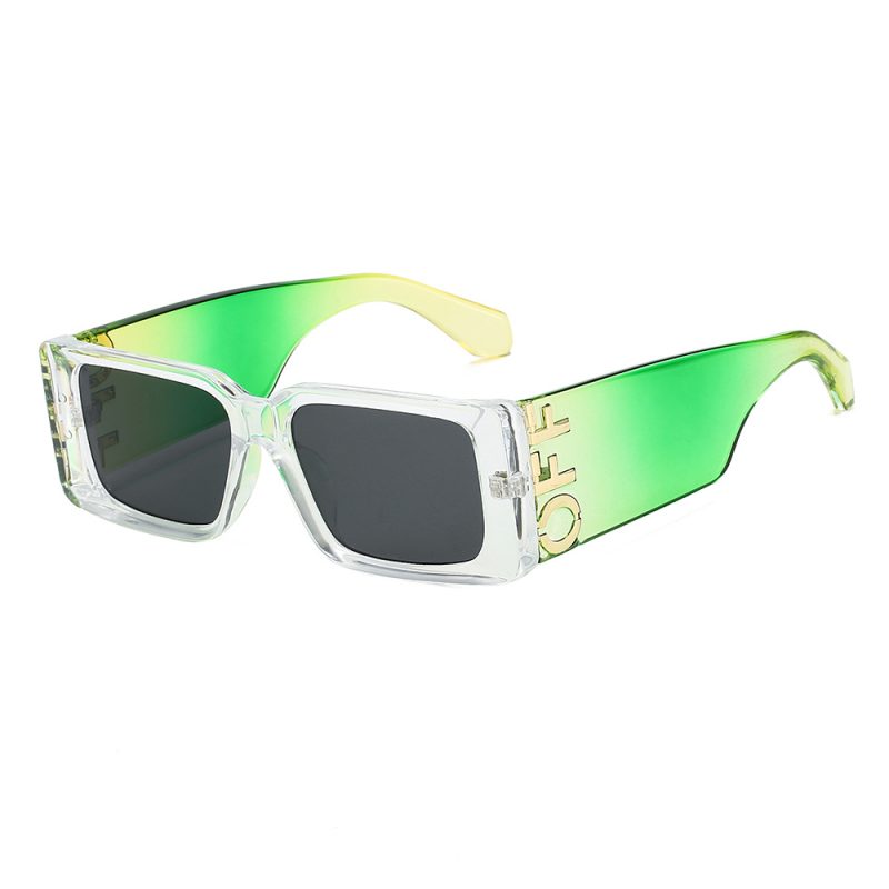 New Fashion Retro Sunglasses for Women & Men Stylish Square Frames with Wide Legs UV Protection Trendy Eyewear for Every Occasi - Image 2