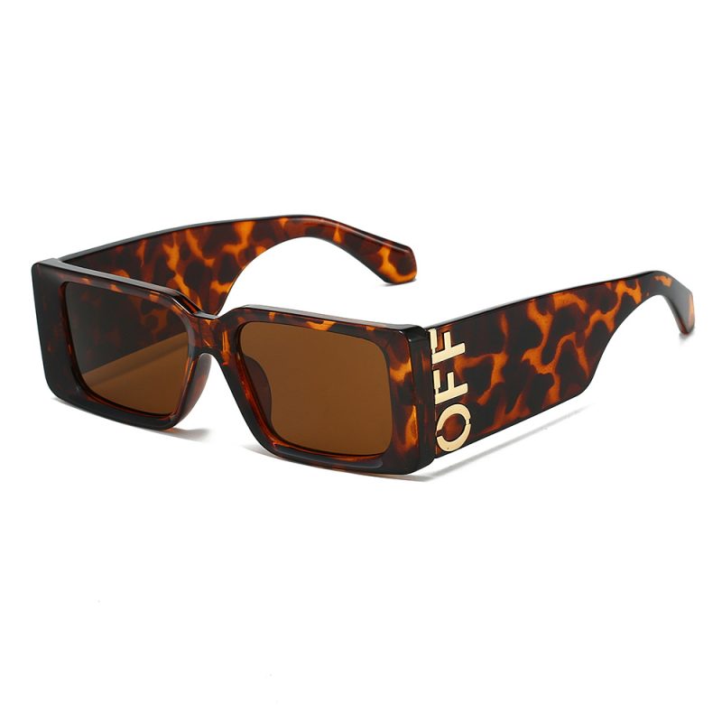 New Fashion Retro Sunglasses for Women & Men Stylish Square Frames with Wide Legs UV Protection Trendy Eyewear for Every Occasi - Image 3