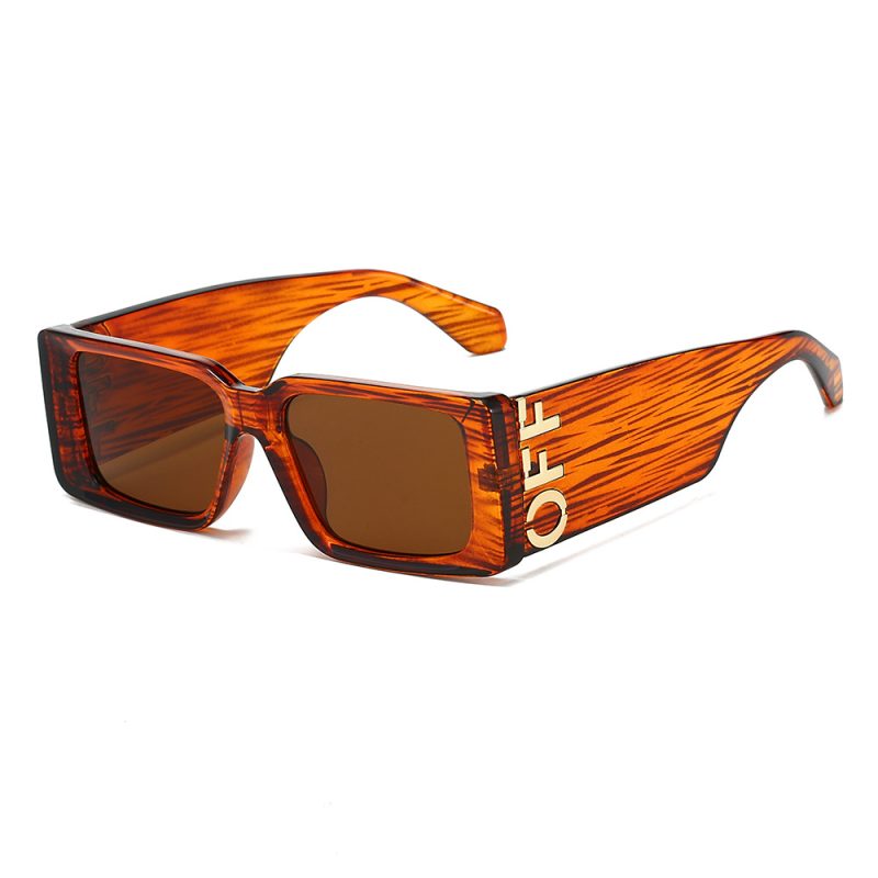 New Fashion Retro Sunglasses for Women & Men Stylish Square Frames with Wide Legs UV Protection Trendy Eyewear for Every Occasi - Image 4