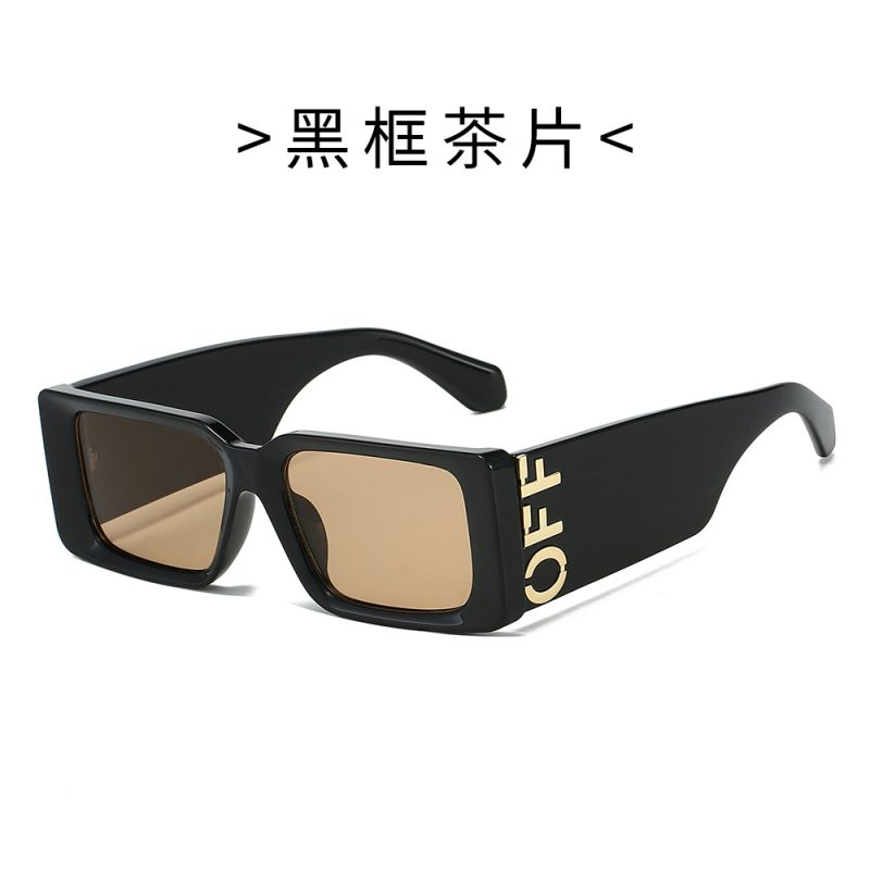 New Fashion Retro Sunglasses for Women & Men Stylish Square Frames with Wide Legs UV Protection Trendy Eyewear for Every Occasi - Image 9