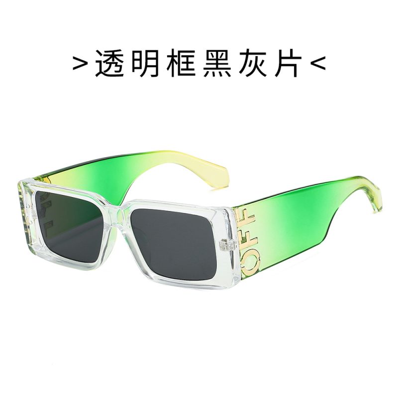 New Fashion Retro Sunglasses for Women & Men Stylish Square Frames with Wide Legs UV Protection Trendy Eyewear for Every Occasi - Image 12