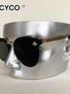 OCYCO Luxury Sunglasses Women Brand Design Fashion Vintage Cat Eye Sun Glasses For Ladies Classic Square Driving Shade Eyewear