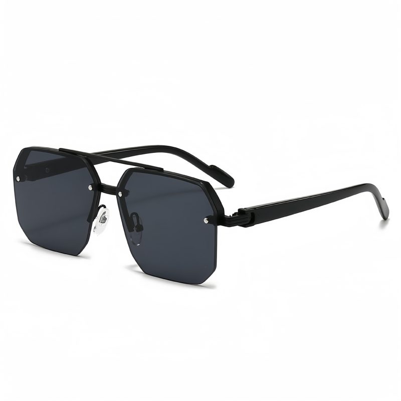 Polygon Sunglasses Rectangle Fashion Metal Frame Women Men Large Square Sun Glasses for Female Male Gradient Traveling Oculos ﻿ - Image 7