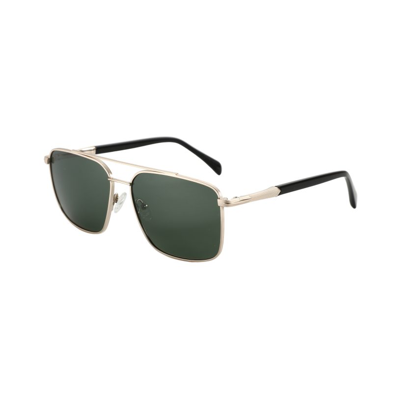 ZENOTTIC 2024 Men's Polarizing Sunglasses Double Bridge Pilot Shade High Quality Metal Sun Glasses For Fishing Driving RTM-2108 - Image 7
