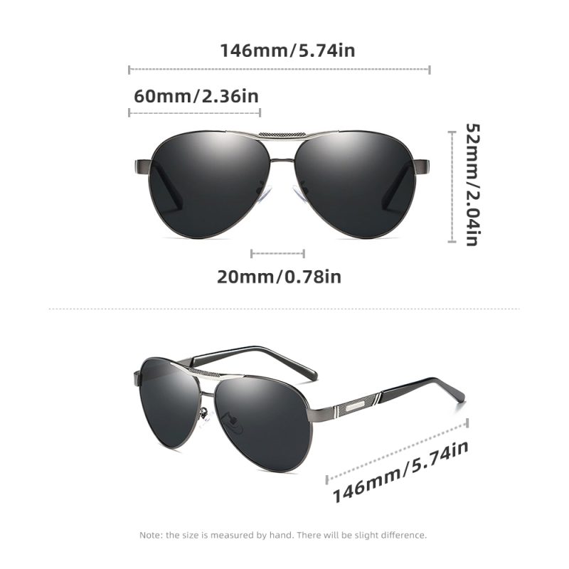 KINGSEVEN Men Polarized Sunglasses Classic Pilot Sunglasses Driving Sunscreen Glasses Outdoor Luxury Oculos Male Eyewear - Image 4