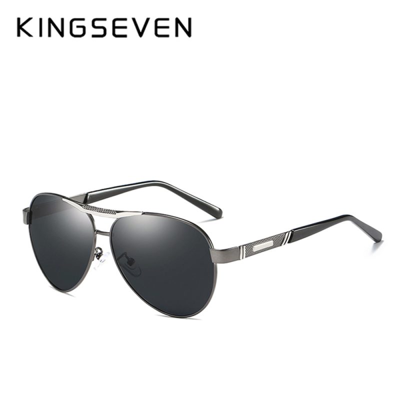 KINGSEVEN Men Polarized Sunglasses Classic Pilot Sunglasses Driving Sunscreen Glasses Outdoor Luxury Oculos Male Eyewear - Image 5