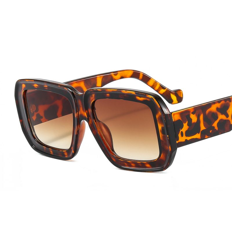Unique Square Sunglasses for Men Fashion Champagne Big Shades Eyewear Trending Retro Women Brand Design UV400 Sun Glasses - Image 12