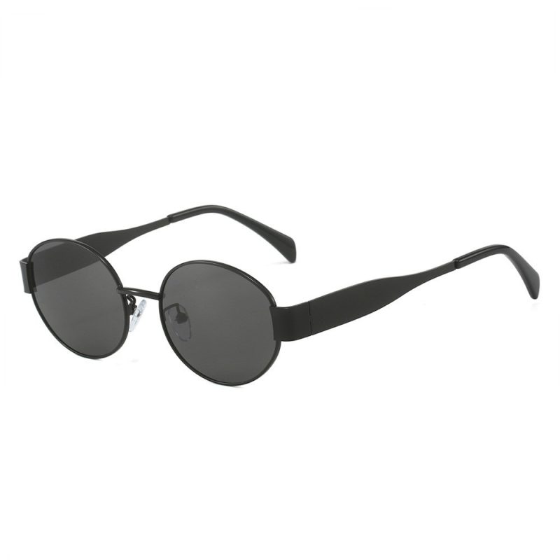 Classic Vintage Oval Sunglasses Women For Men Luxury Designer Metal Sun Glasses Hip Hop Popular Punk Outdoor Shades UV400 - Image 10