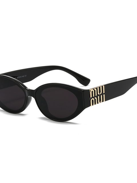 MUI MUI Glasses Stylish Fashion Designer Women Men Sunglasses Cute Oval Trending Shades Unisex Glamour Eyewear UV400