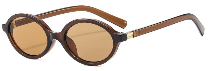 Sexy Small Oval Sunglasses For Women 2024 Brand Designer Fashion Luxury Shades UV400 Black Eyewear Men Vintage Sun Glasses - Image 7