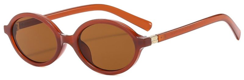 Sexy Small Oval Sunglasses For Women 2024 Brand Designer Fashion Luxury Shades UV400 Black Eyewear Men Vintage Sun Glasses - Image 12