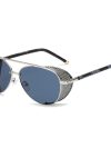 Steampunk Sunglasses Brand Design Men Women Vintage Metal Punk Sun glasses UV400 Shades Eyewear