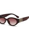 MUI MUI Glasses Stylish Fashion Designer Women Men Sunglasses Cute Oval Trending Shades Unisex Glamour Eyewear UV400