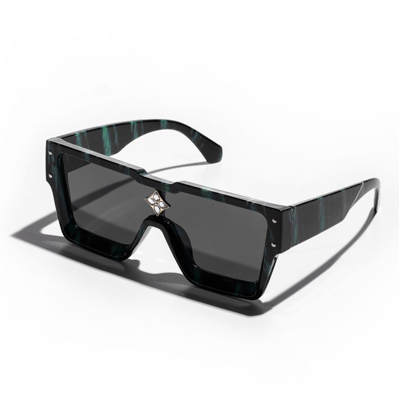 Ruiao Retro Black Millionaire Shades Luxury Sunglasses 2024 For Men Designer Famous Brand Square Sun Glasses Man Women Sunglass - Image 12