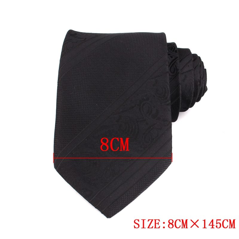 New Skinny Neck Ties For Men Women Black Color Tie Suits Floral Slim Tie For Wedding Business Groomsman Necktie Good Gifts - Image 3
