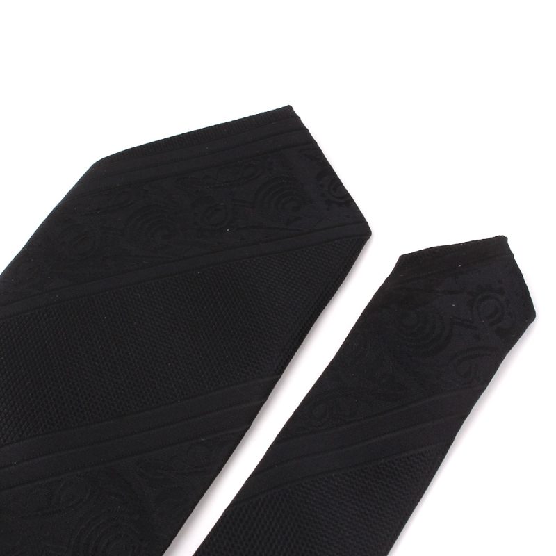 New Skinny Neck Ties For Men Women Black Color Tie Suits Floral Slim Tie For Wedding Business Groomsman Necktie Good Gifts - Image 4