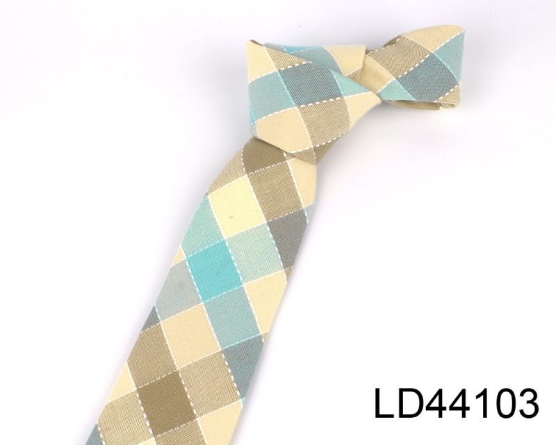Fashion Woven Cotton Ties For Men Skinny Men Neck Tie For Wedding Casual Plaid Neckties Suits Slim Plaid Neck Ties Gravatas - Image 10
