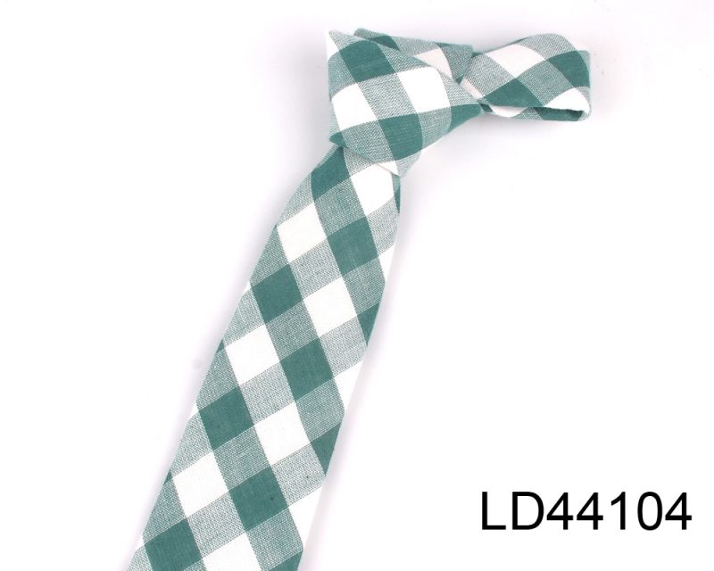Fashion Woven Cotton Ties For Men Skinny Men Neck Tie For Wedding Casual Plaid Neckties Suits Slim Plaid Neck Ties Gravatas - Image 11