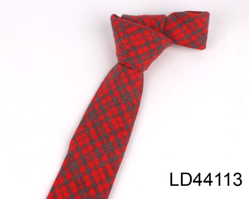 Fashion Woven Cotton Ties For Men Skinny Men Neck Tie For Wedding Casual Plaid Neckties Suits Slim Plaid Neck Ties Gravatas - Image 19