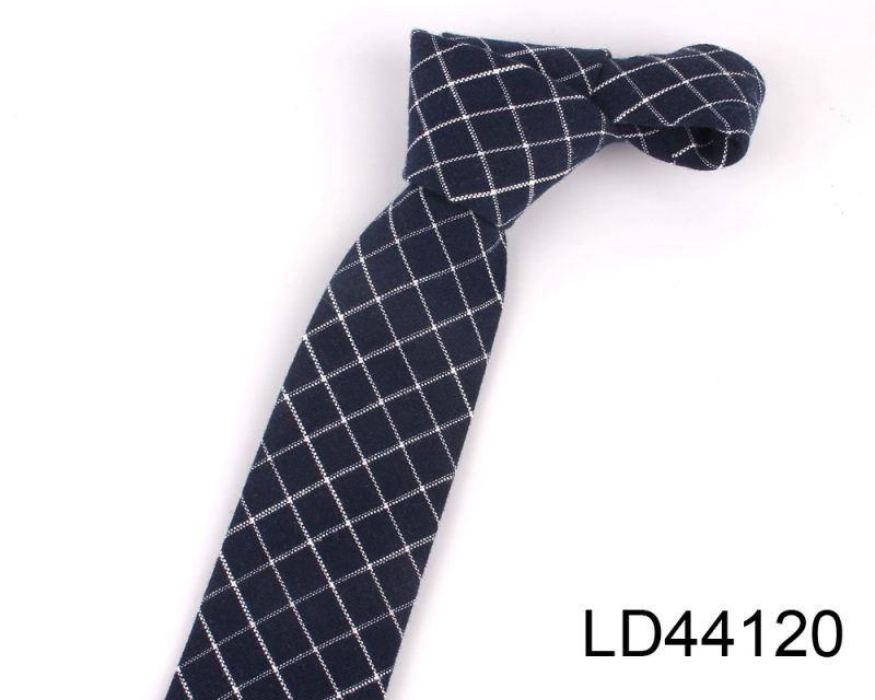 Fashion Woven Cotton Ties For Men Skinny Men Neck Tie For Wedding Casual Plaid Neckties Suits Slim Plaid Neck Ties Gravatas - Image 26