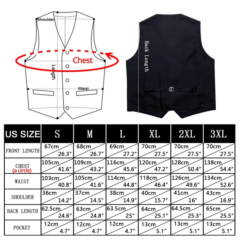 Wedding Peach Pink Mens Vests Silk Paisley Jacquard Waistcoat Tie Hanky Cufflinks Brooch Set for Men Suit Formal Business Hi-Tie - Image 6